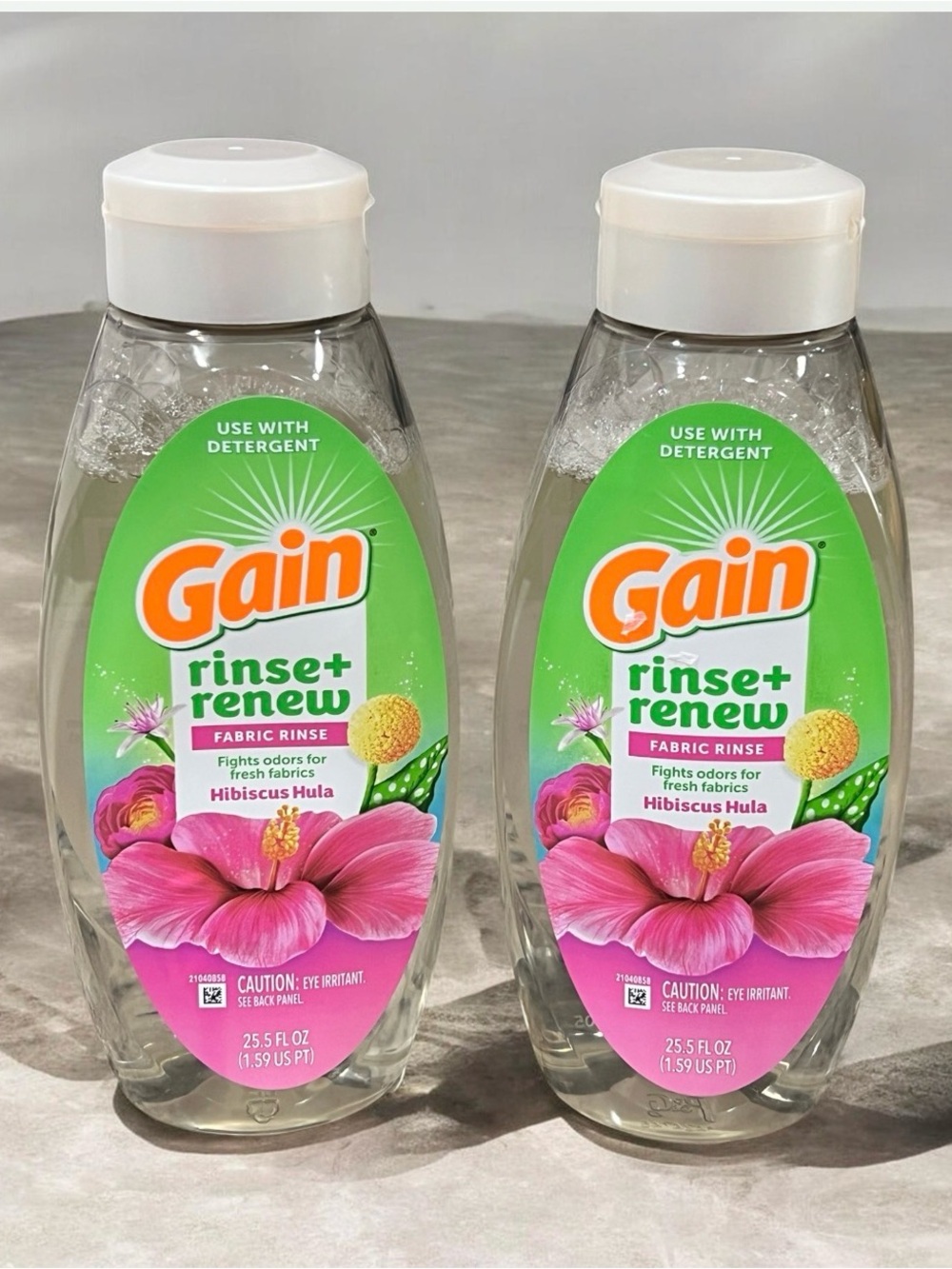 Set of two Rinse + Renew Fabric Rinse Hibiscus Hula - Pink 25.5 fl